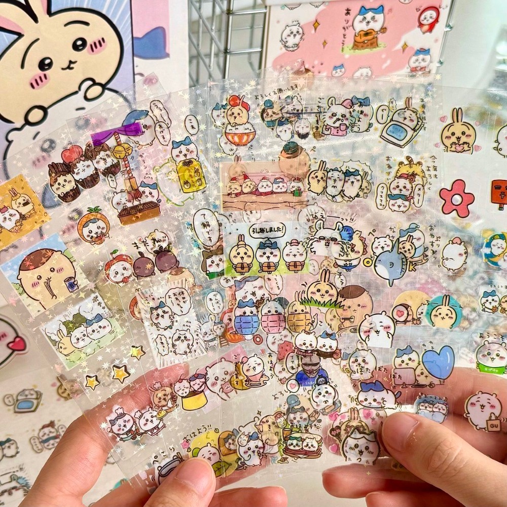 30Pcs Chiikawa 레이저 스티커 만화 방수 스 - Laptop Accessories All 리뷰 및 가격