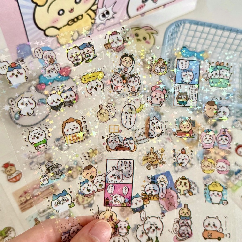 30Pcs Chiikawa 레이저 스티커 만화 방수 스 - Laptop Accessories All 리뷰 및 가격