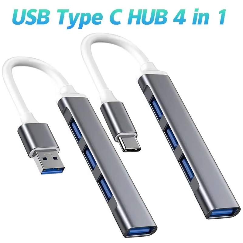 USB 3.0 허브 4포트 USB 허브 고속 타입 C  - Laptop Accessories Macbook 리뷰 및 가격