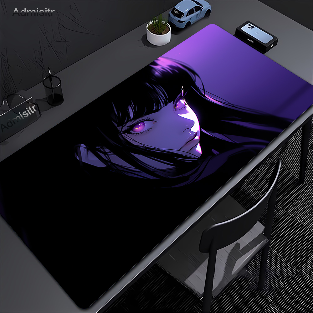 XXL 마우스 패드 PC 보라색 애니메이션 소녀 게이머 - Laptop Accessories For Protection 리뷰 및 가격